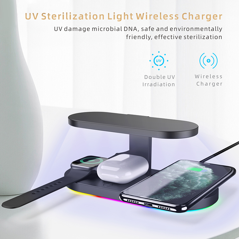 Stérilisateur ultraviolet et chargeur sans fil